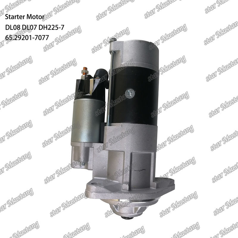 DL08 DL07 DH225-7 Motor de arranque del motor 24V 11T 5.5KW 65.29201-7077 Para las piezas de repuesto del motor DOOSAN DAEWOO