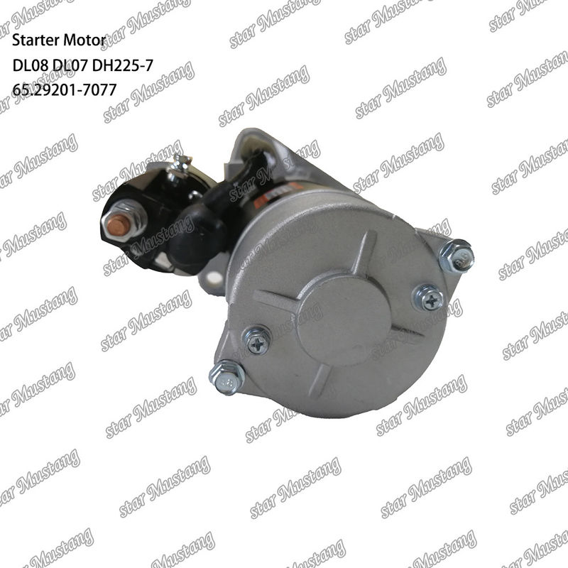 DL08 DL07 DH225-7 Motor de arranque del motor 24V 11T 5.5KW 65.29201-7077 Para las piezas de repuesto del motor DOOSAN DAEWOO