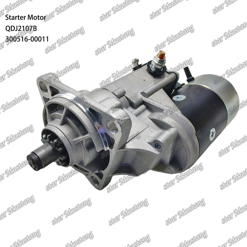 QDJ2107B Motor de arranque del motor 300516-00011 24V 11T 4.5KW Para DOOSAN DAEWOO piezas de repuesto del motor