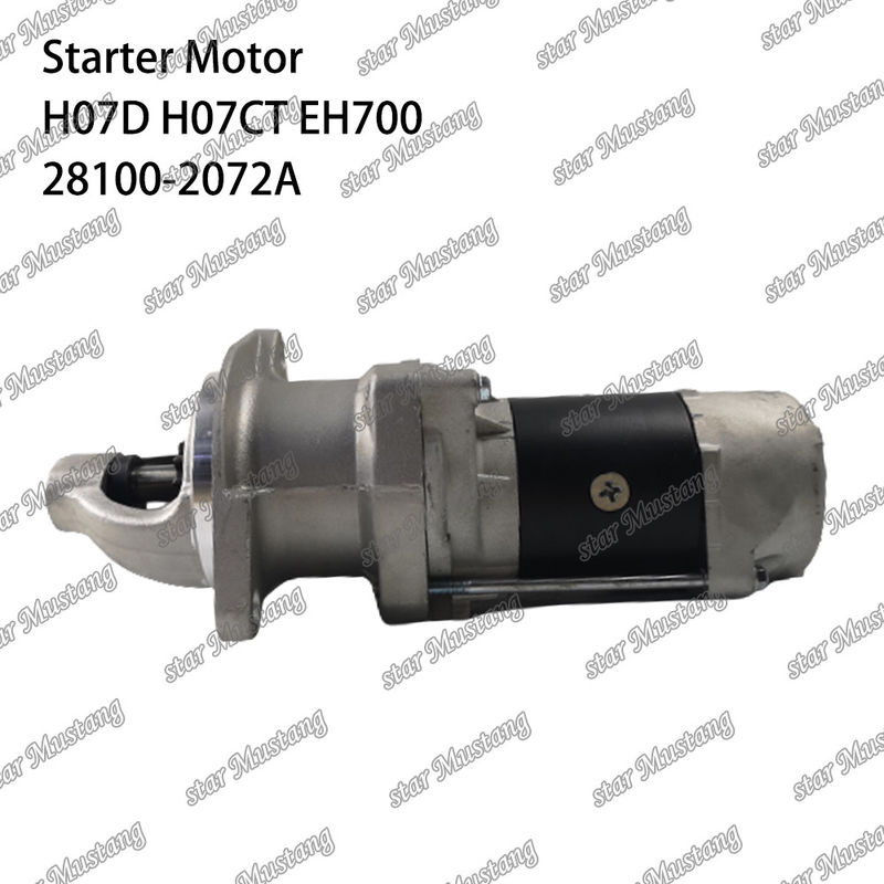 H07D H07CT EH700 EX220-5 Motor de arranque del motor 24V 11T 5.5KW 28100-2072A 28100-1443A 28100-2271 Para las piezas de repuesto del motor HINO