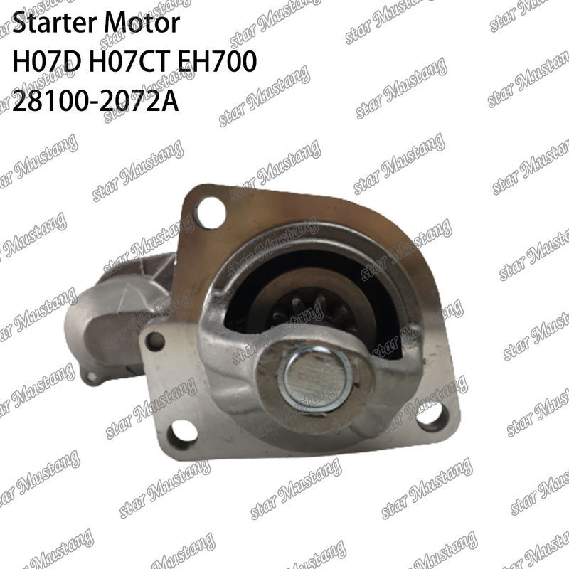 H07D H07CT EH700 EX220-5 Motor de arranque del motor 24V 11T 5.5KW 28100-2072A 28100-1443A 28100-2271 Para las piezas de repuesto del motor HINO
