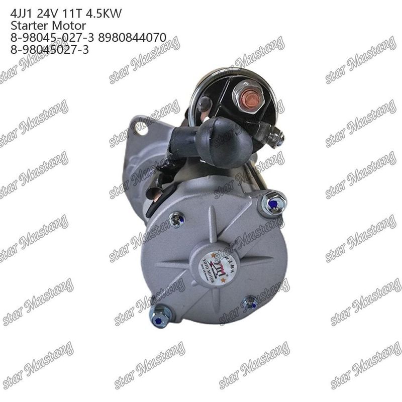 4JJ1 Motor de arranque de motor 24V 11T 4.5KW 8-98045-027-3 8980844070 8-98045027-3 Para repuestos de motores ISUZU