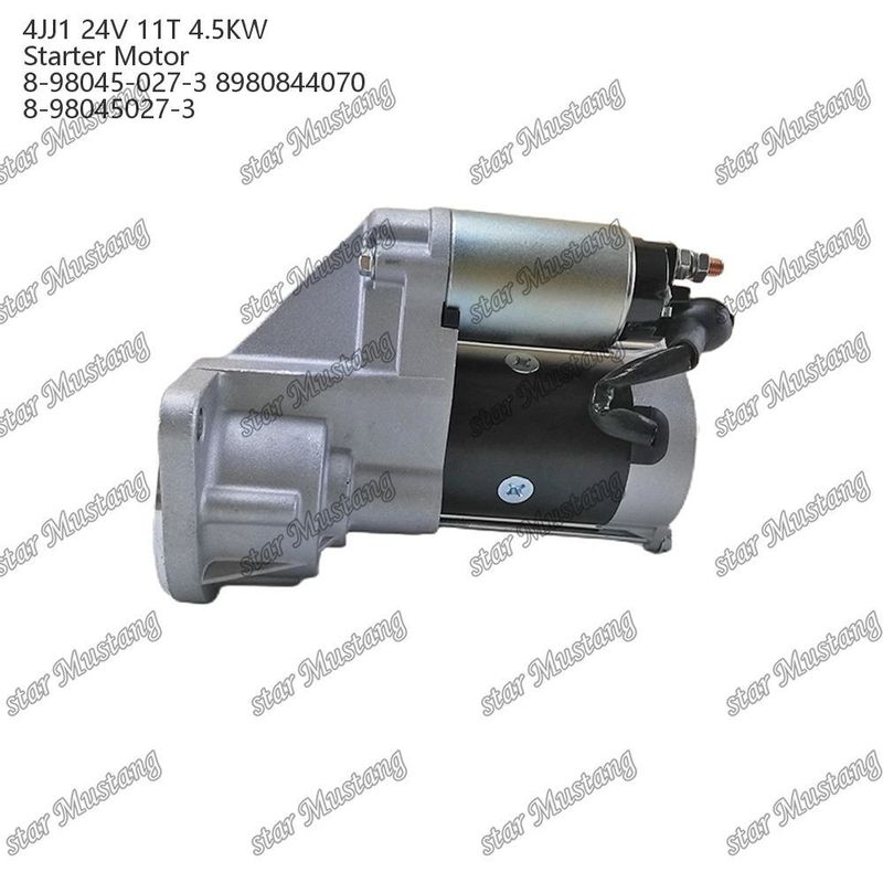 4JJ1 Motor de arranque de motor 24V 11T 4.5KW 8-98045-027-3 8980844070 8-98045027-3 Para repuestos de motores ISUZU