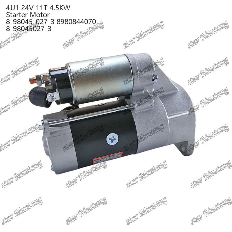 4JJ1 Motor de arranque de motor 24V 11T 4.5KW 8-98045-027-3 8980844070 8-98045027-3 Para repuestos de motores ISUZU