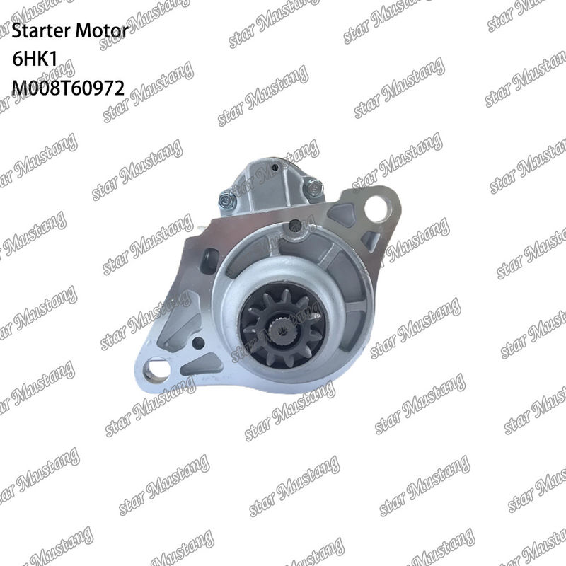 6HK1 Motor de arranque de motor 24V 5.0KW 11T M008T60972 898060-8540 Para piezas de repuesto del motor ISUZU