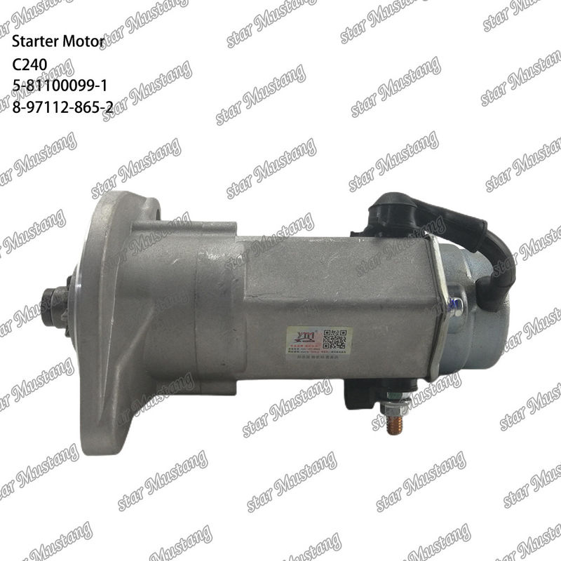 C240 Motor de arranque 9T 12V 5-81100099-1 8-97112-865-2 para repuestos de motores ISUZU