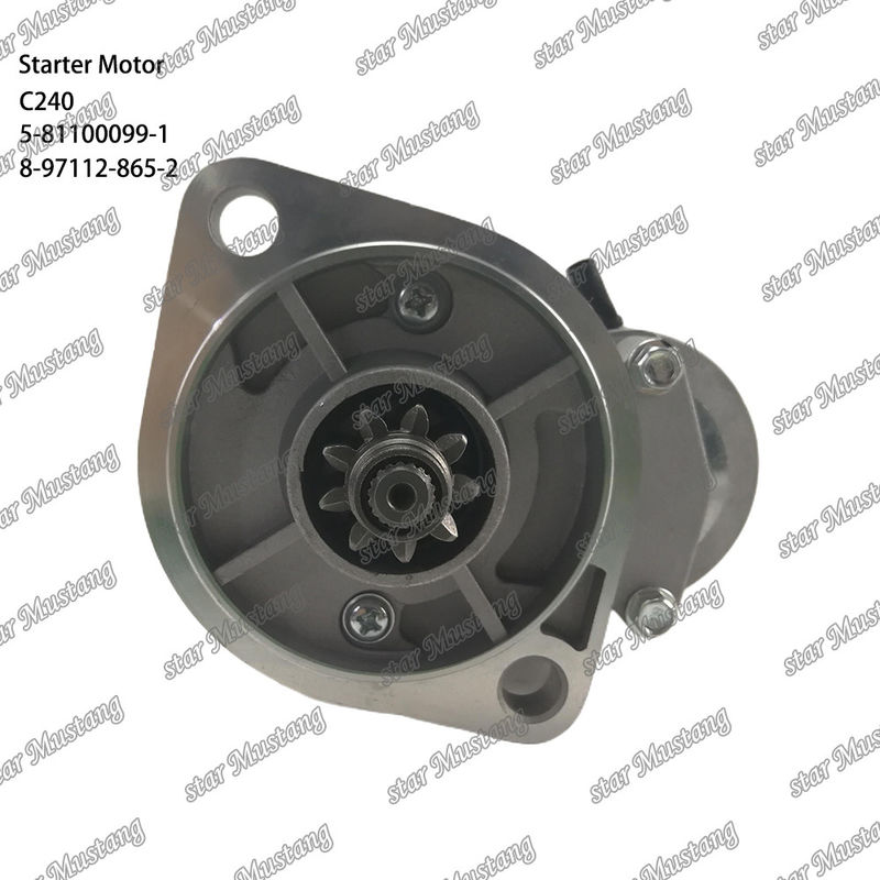 C240 Motor de arranque 9T 12V 5-81100099-1 8-97112-865-2 para repuestos de motores ISUZU