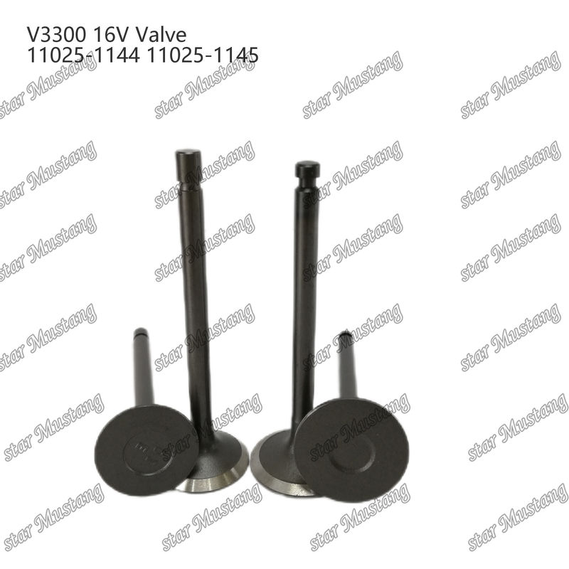 Válvula de estructura integral de stock original V3300 16V IN 11025-1144 EX 11025-1145 Parte del motor