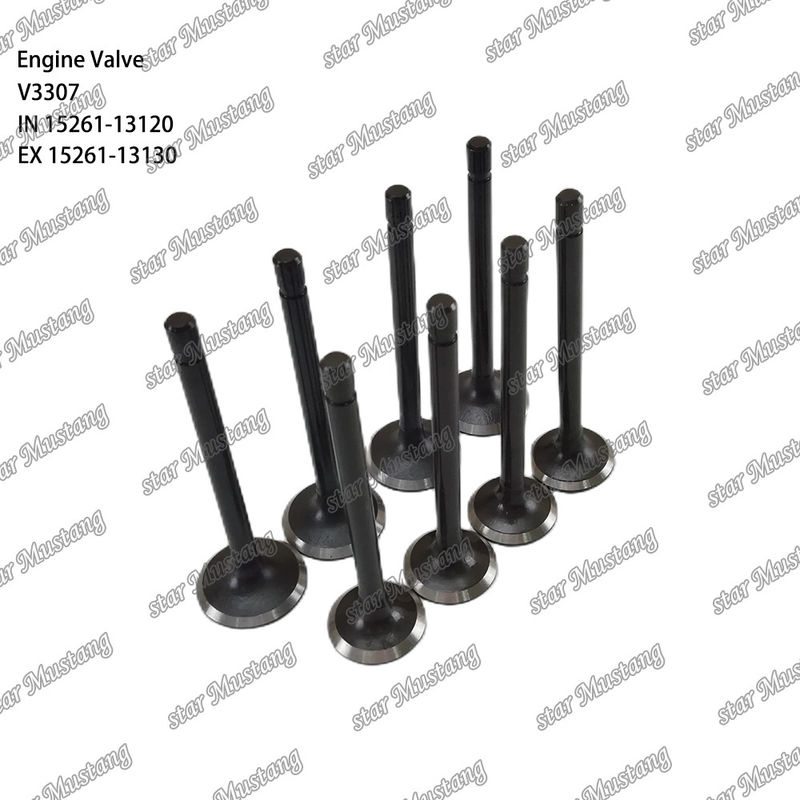 Situación del stock para V3307 IN 15261-13120 EX 15261-13130 Valva de estructura integral de la parte del motor