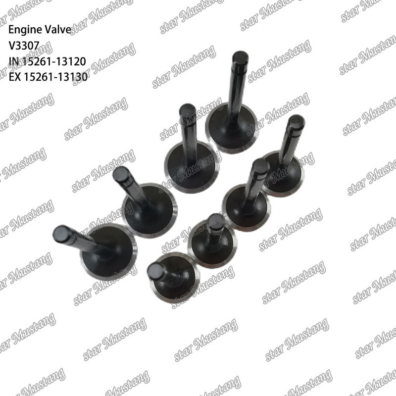 Situación del stock para V3307 IN 15261-13120 EX 15261-13130 Valva de estructura integral de la parte del motor