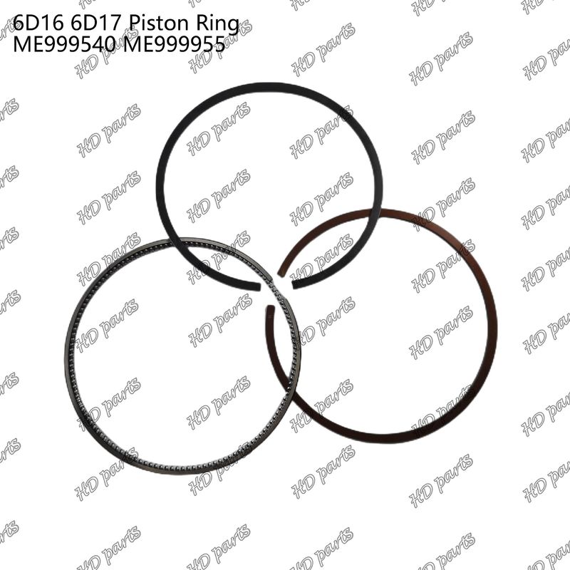 Anillo de pistón de soporte en línea 6D16 6D17 ME999540 ME999955 Adecuado para Mitsubishi Motor