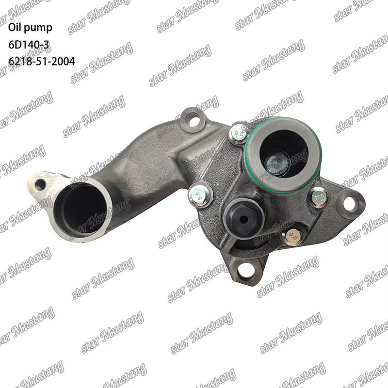 Bomba de aceite original 6D140-3 6218-51-2004 Adecuada para repuestos de motores Mitsubishi