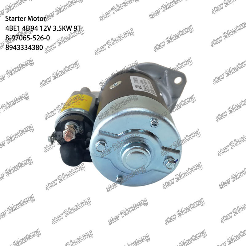 Motor de arranque 4BE1 4D94 12V 9T 8-97065-526-0 8943334380 Adecuado para para las piezas del motor Komatsu