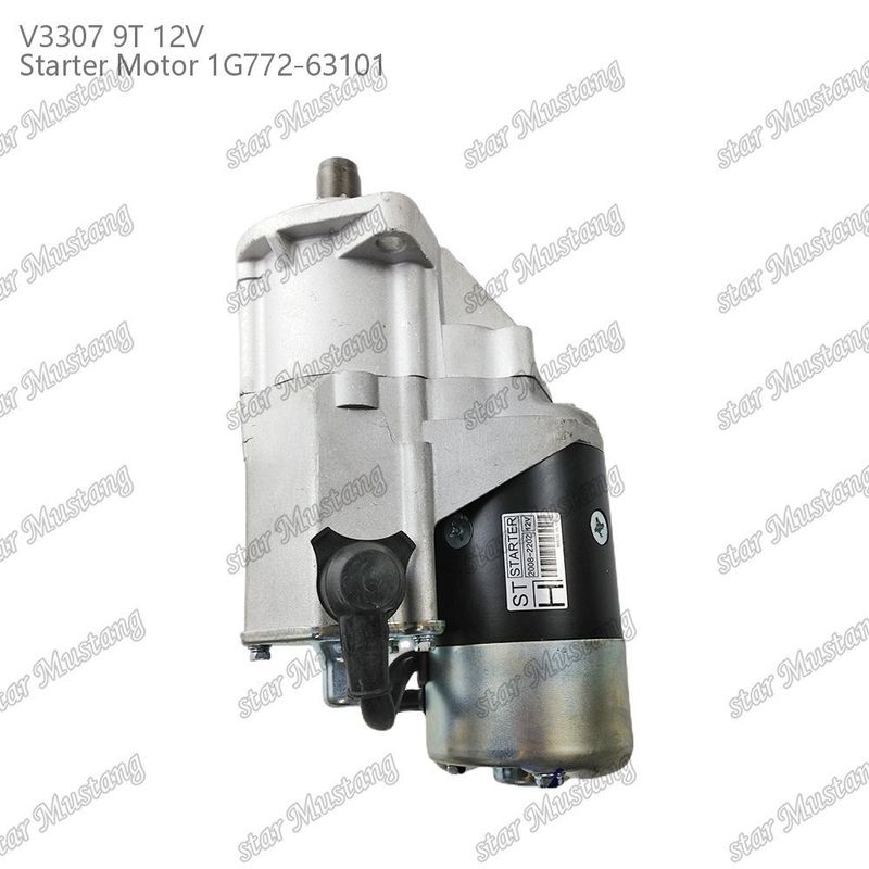 Motor de arranque V3307 9T 12V 1G772-63101 Adecuado para para las piezas del motor KUBOTA