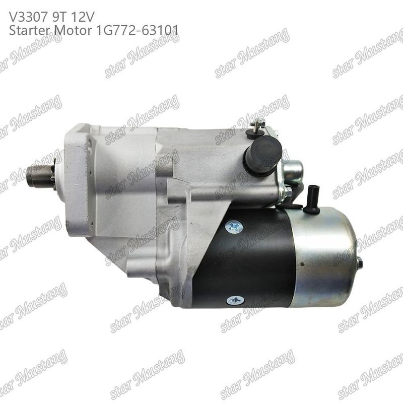 Motor de arranque V3307 9T 12V 1G772-63101 Adecuado para para las piezas del motor KUBOTA