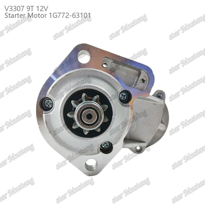 Motor de arranque V3307 9T 12V 1G772-63101 Adecuado para para las piezas del motor KUBOTA