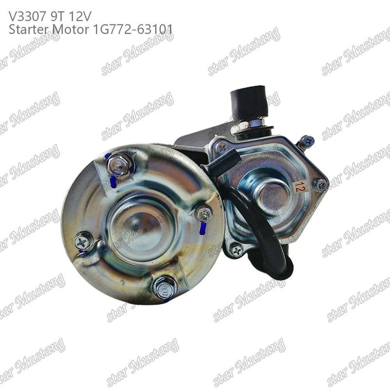 Motor de arranque V3307 9T 12V 1G772-63101 Adecuado para para las piezas del motor KUBOTA