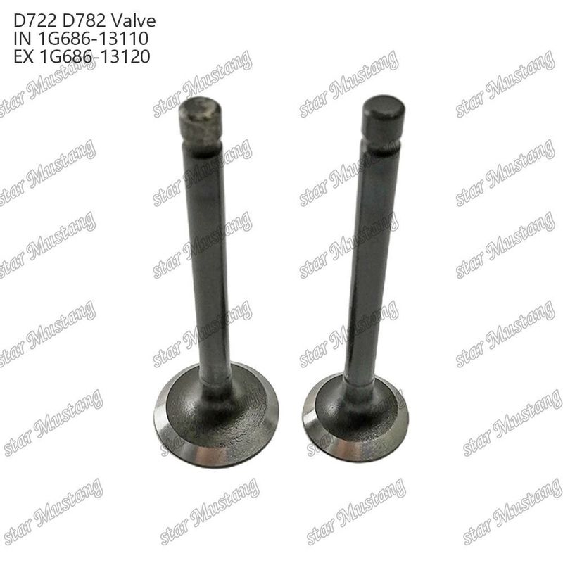 Válvula de estructura integral ZB400 ZB500 Z400 Z430 Z482 D722 D782 IN 14601-13110 EX 14601-13120 Parte del motor diésel en stock original con soporte en línea Después