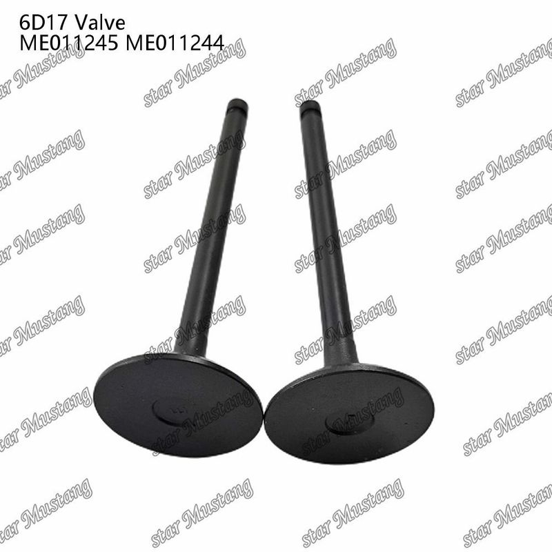 Válvula de estructura integral de stock original 6D17 24V ME011245 ME011244 Parte corta del motor diesel con soporte en línea