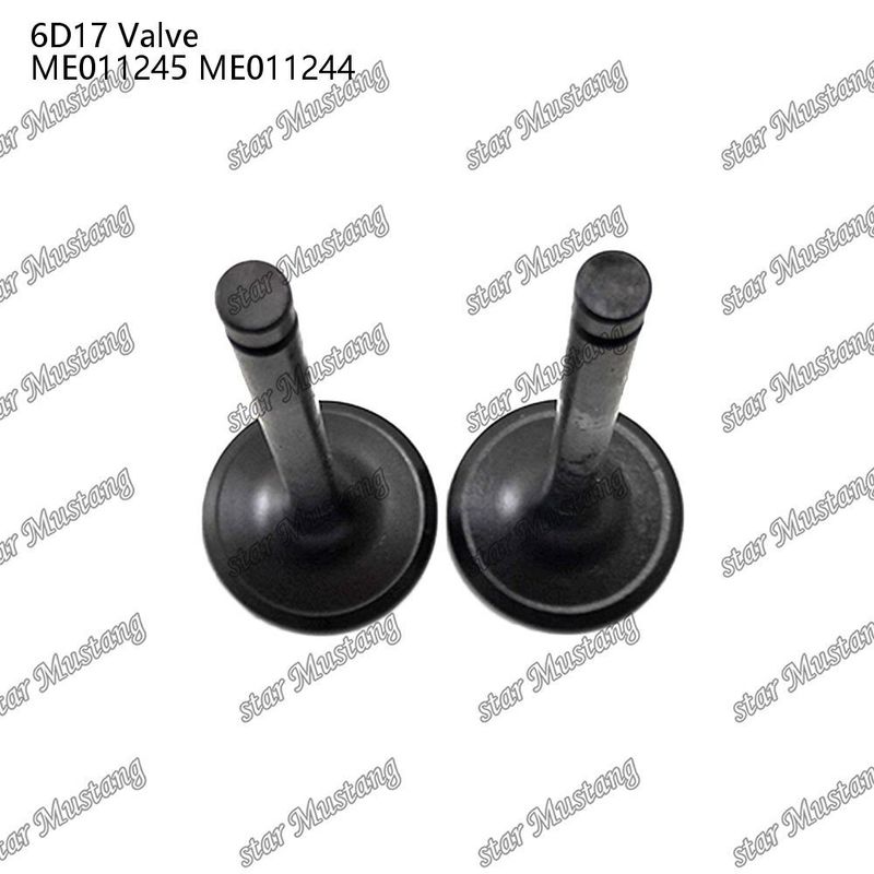 Válvula de estructura integral de stock original 6D17 24V ME011245 ME011244 Parte corta del motor diesel con soporte en línea