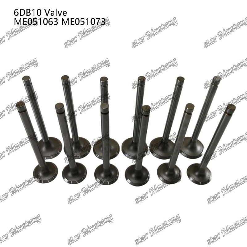 Válvula de estructura integral 6DB10 IN ME051063 EX ME051073 Parte del motor diesel de stock original con soporte en línea después