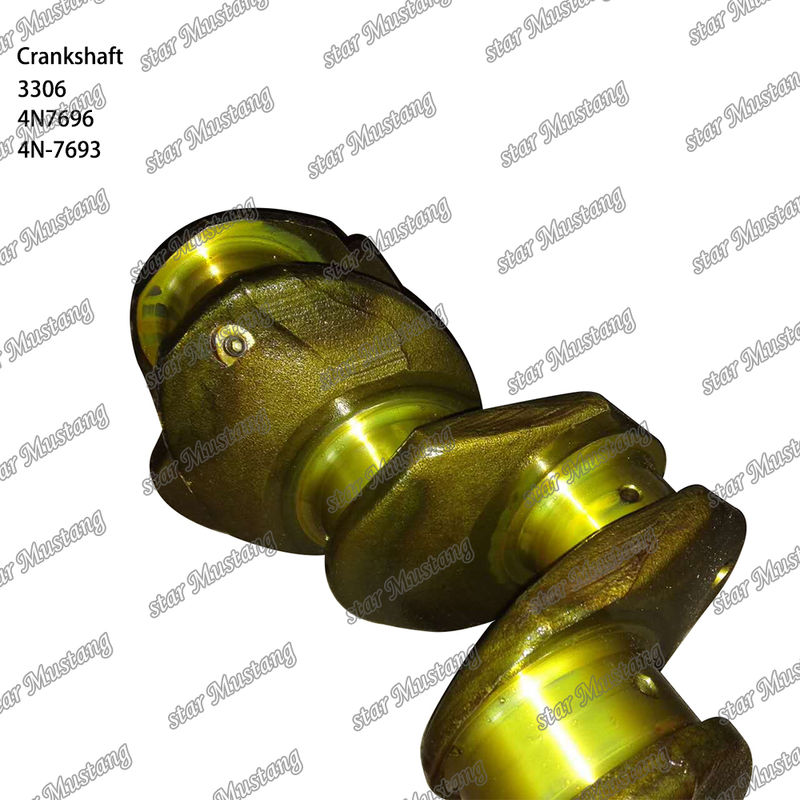 Acero Forjado 4N7696 4N-7693 Piezas de Motores Diésel CAT 3306 Excavadora Autobús Camión Cigüeñal