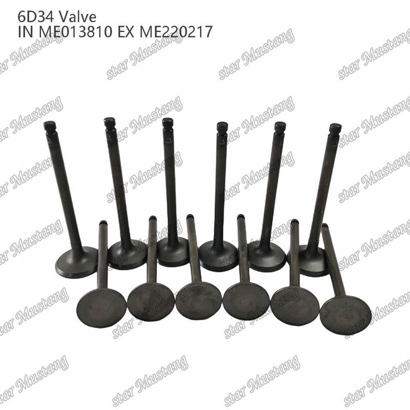 6D34 ME013810 ME220217 Parte del motor diesel en stock original con soporte en línea después