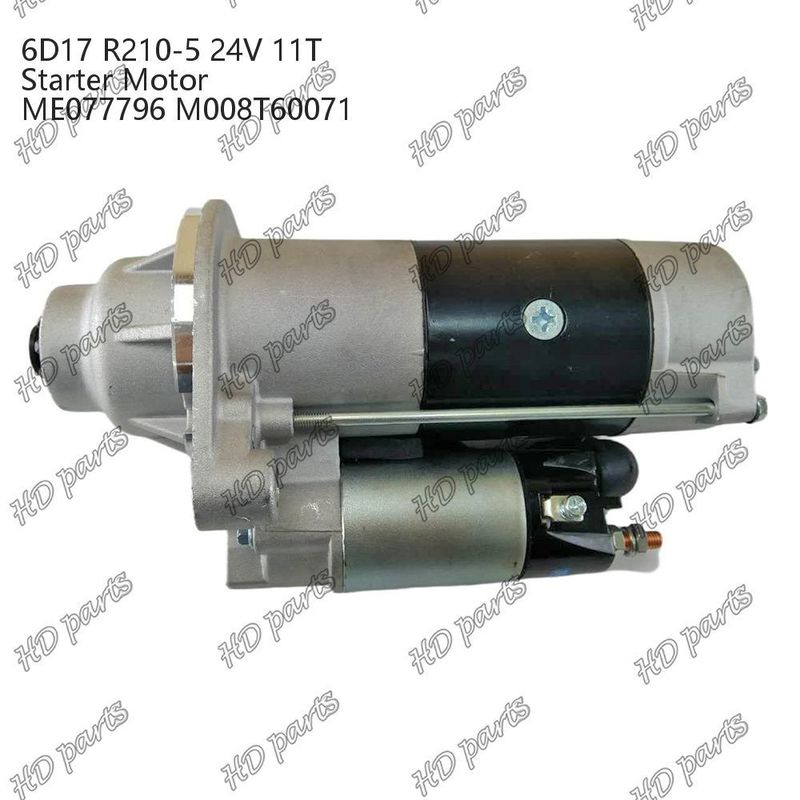 6D17 24V 11T R210-5 ME077796 M008T60071 Motor de arranque para motor diésel Otra certificación