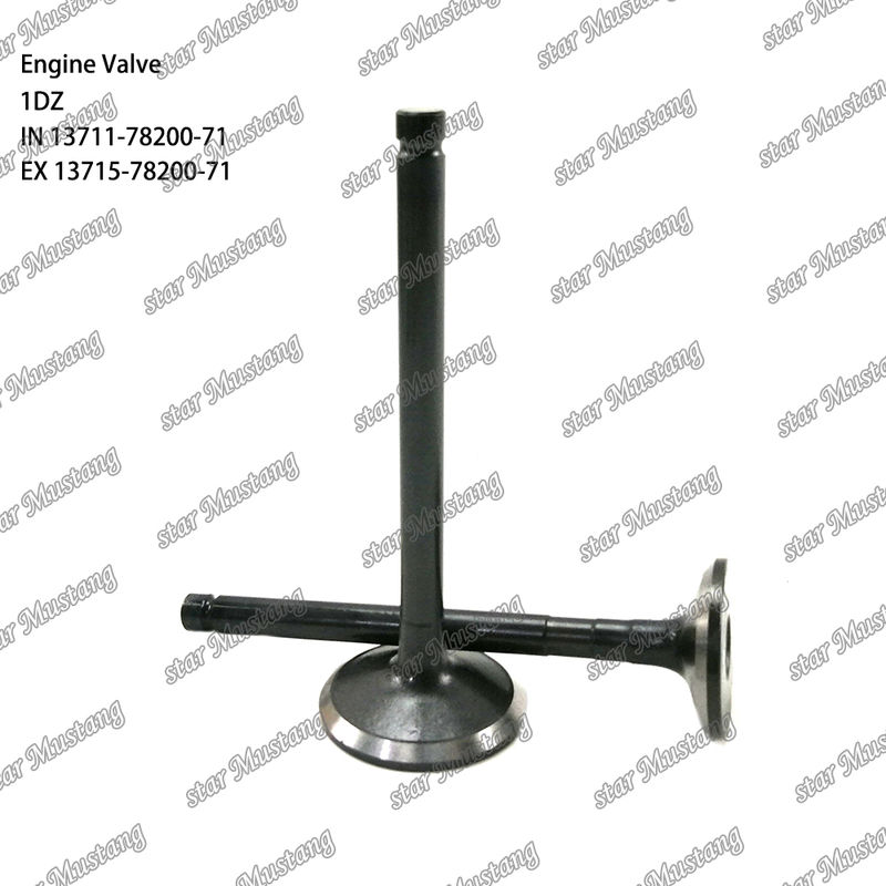 Válvula de estructura integral 1DZ 13711-78200-7113715-78200-71 Pieza de motor diésel Stock original con soporte en línea posterior