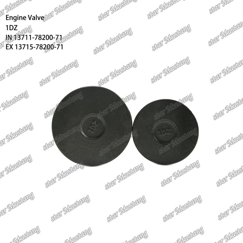 Válvula de estructura integral 1DZ 13711-78200-7113715-78200-71 Pieza de motor diésel Stock original con soporte en línea posterior