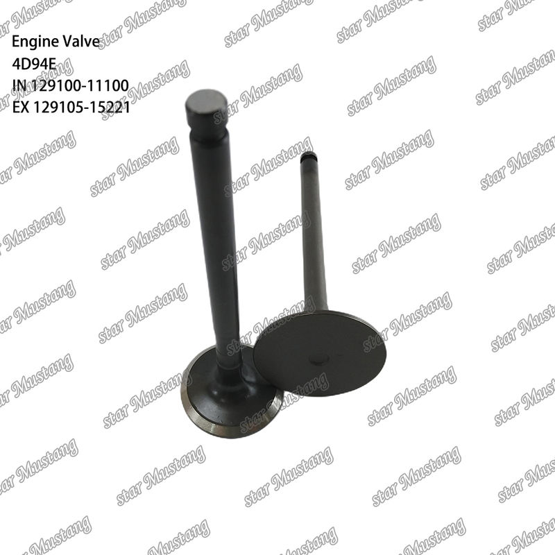 Válvula de estructura integral 4D94E 129100-11100 129105-15221 Pieza de motor diésel Stock original con soporte en línea posterior