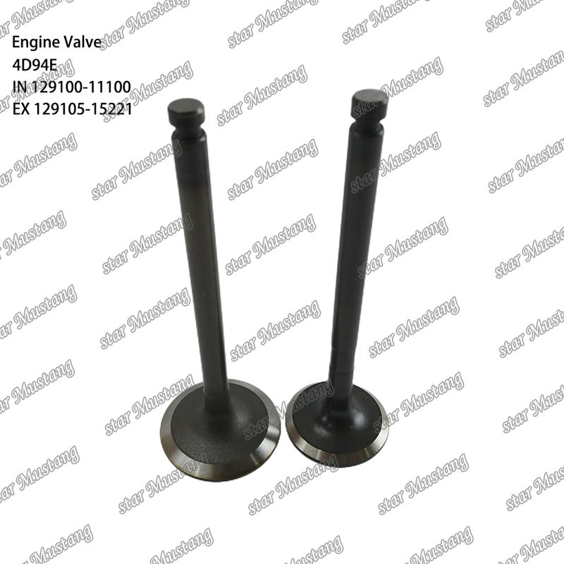 Válvula de estructura integral 4D94E 129100-11100 129105-15221 Pieza de motor diésel Stock original con soporte en línea posterior