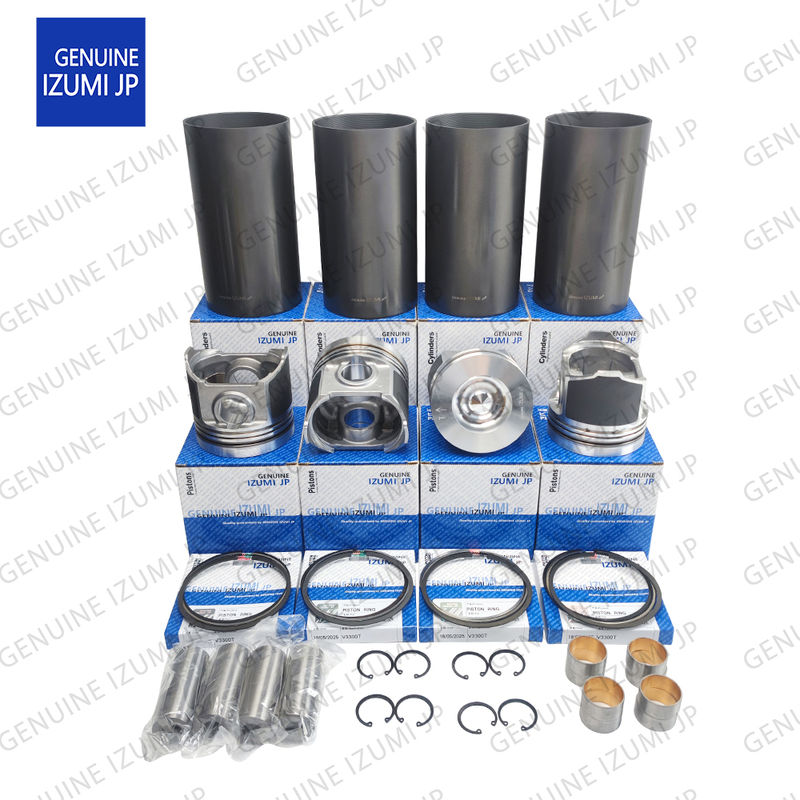 Kit de camisa de cilindro V3300T-16V Pistón 1C050-21112 para piezas de reparación de motores diésel Kubota