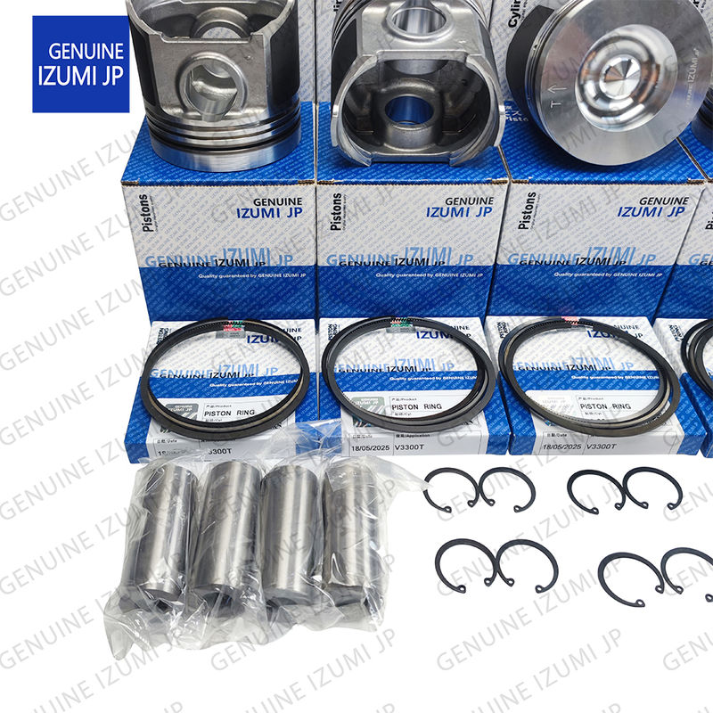 Kit de camisa de cilindro V3300T-16V Pistón 1C050-21112 para piezas de reparación de motores diésel Kubota