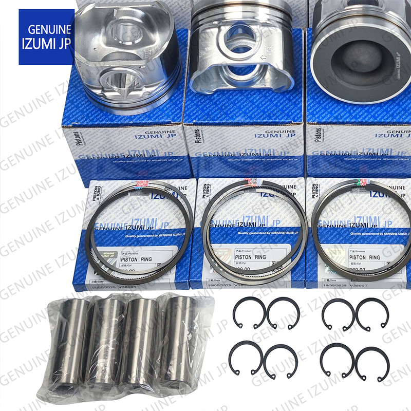 Kit de camisa de cilindro V3800T pistón 1J508-21110 para piezas de reparación de motor diésel Kubota