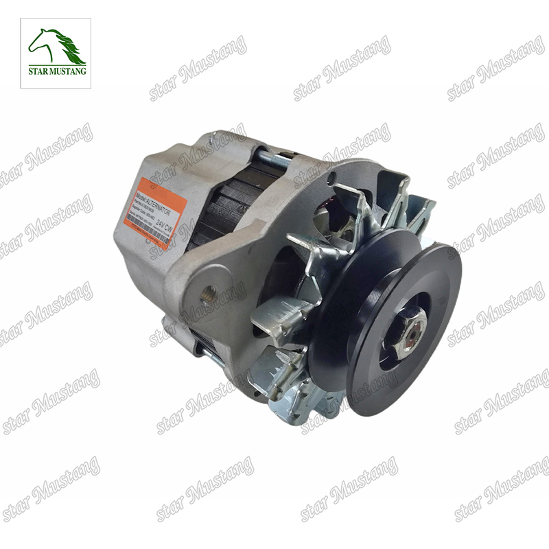 Alternador de motor diésel original 4D95 PC60-5 24V 30A 600-821-3850