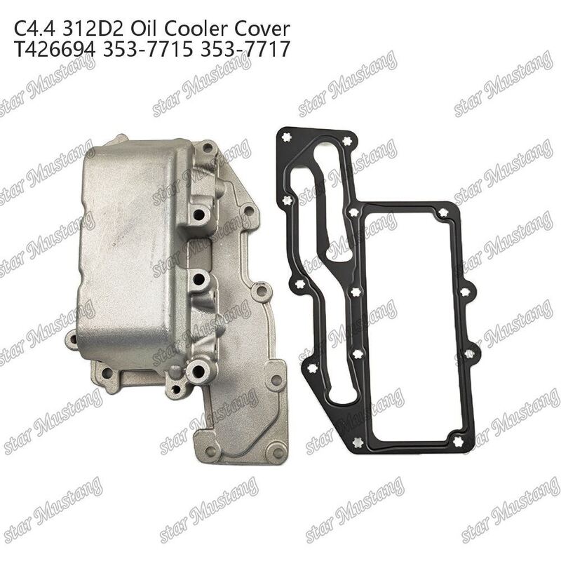 Tapa del enfriador de aceite del motor diésel C4.4 353-7715 Tapa del enfriador de aceite del pistón para aplicaciones industriales